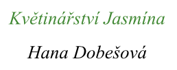 Květinářství Jasmína